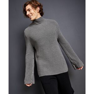 Mens Knit Ribbed Pullover Sweater Size L